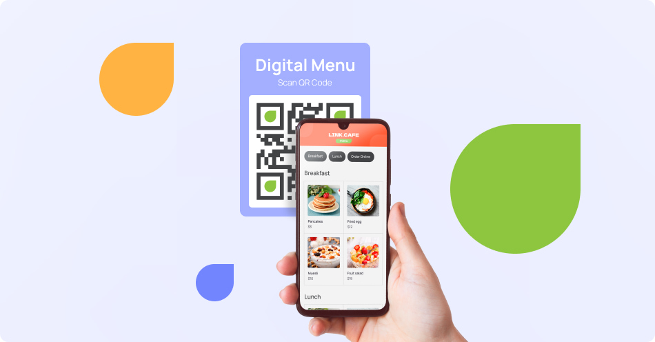 Add a QR code menu